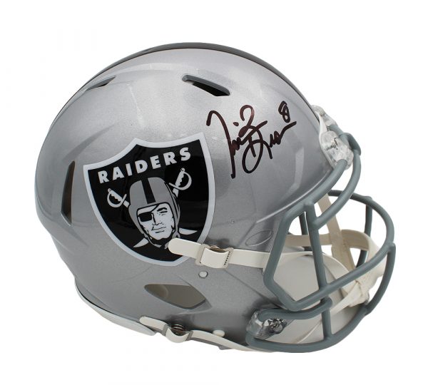 Tim Brown Signed Las Vegas Raiders Speed Authentic NFL Helmet