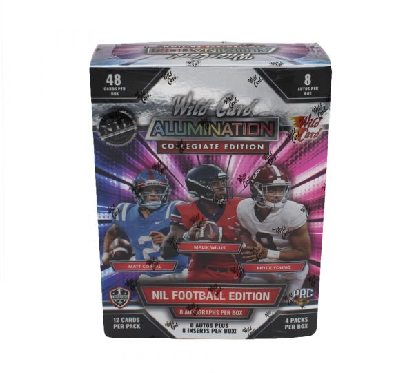 Wild Card NIL Alumination Unsigned 2021 Collegiate Edition Hobby Box Football Cards
