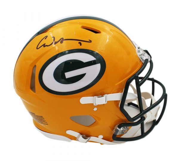 Christian Watson Signed Green Bay Packers Speed Authentic NFL Helmet