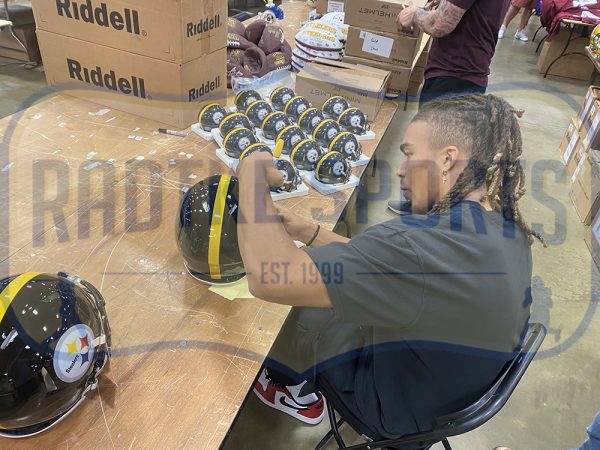 Chase Claypool Signed Pittsburgh Steelers Speed Authentic NFL Helmet - Image 2