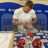 Rob Gronkowski Signed New England Patriots Speed Flash NFL Mini Helmet - Image 3
