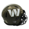 Multi Signed Washington Commanders Speed Authentic Salute to Service NFL Helmet with 3 Inscriptions - Image 4