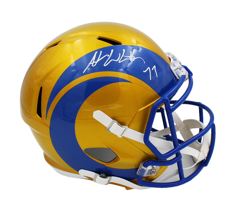 Andrew Whitworth Signed Los Angeles Rams Speed Full Size Flash NFL Helmet