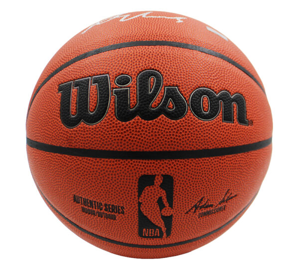 Anthony Edwards Signed Minnesota Timberwolves Wilson Authentic Series NBA Basketball - Image 2