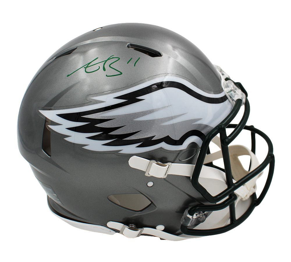AJ Brown Signed Philadelphia Eagles Speed Authentic Flash NFL Helmet