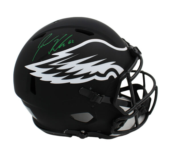 Jason Kelce Signed Philadelphia Eagles Speed Authentic Eclipse NFL Helmet