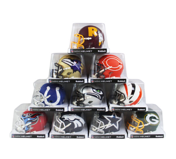 Complete Set of 31 Unsigned Speed AMP NFL Mini Helmets - Image 2