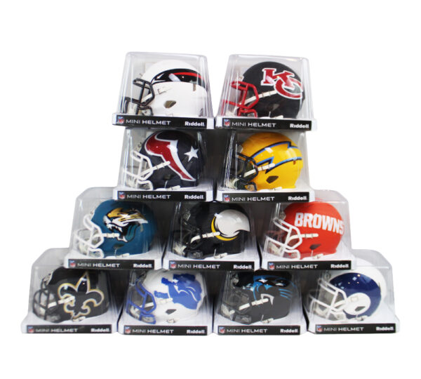 Complete Set of 31 Unsigned Speed AMP NFL Mini Helmets - Image 4