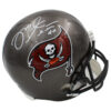 Mike Alstott Signed Tampa Bay Buccaneers Current Full Size NFL Helmet - Image 2