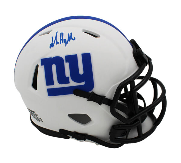 Jalin Hyatt Signed New York Giants Speed Lunar NFL Mini Helmet