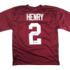 Derrick Henry Signed Alabama Crimson Tide Custom Red Jersey-0
