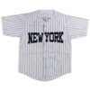 Domingo German Signed New York Custom Pinstripe Jersey - Image 3