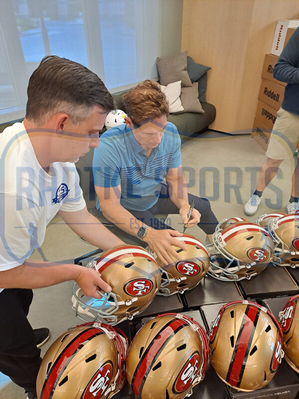 Steve Young Signed San Francisco 49ers Speed Authentic NFL Helmet - Image 2