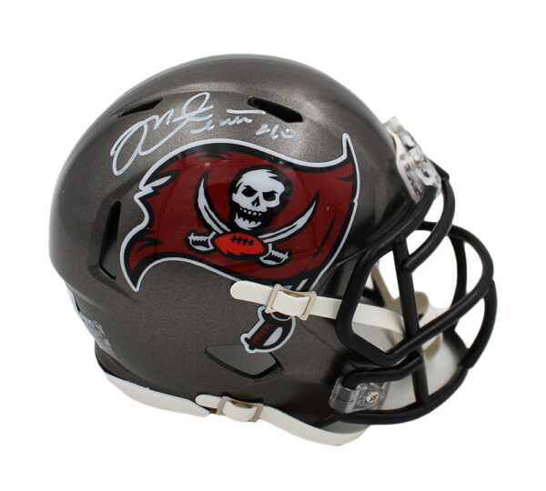 Mike Alstott Signed Tampa Bay Buccaneers Throwback (1997-2013) NFL Mini Helmet