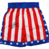Michael B. Jordan Signed Creed Replica American Flag Shorts