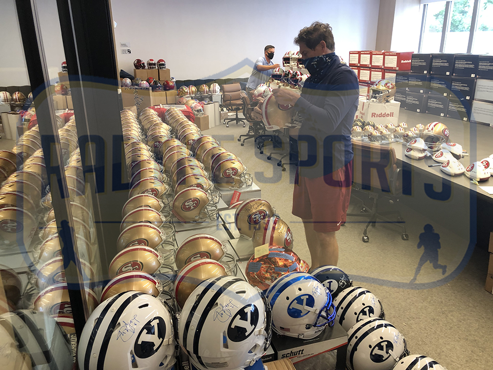 Steve Young Signed San Francisco 49ers Current Authentic NFL Helmet - Image 2