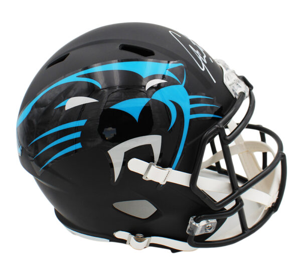 Cam Newton Signed Carolina Panthers Speed Full Size Amp NFL Helmet - Image 3