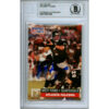 Brett Favre Signed Atlanta Falcons 1991 Pro Set #762 Encapsulated Card