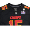 Patrick Mahomes Signed Kansas City Chiefs Nike Black Super Bowl 58 NFL Jersey - Image 4