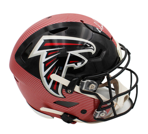 Matt Ryan Signed Atlanta Falcons Speed Flex Authentic Hydro NFL Helmet - Image 2