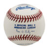Len Barker Signed Milwaukee Brewers Rawlings Official American League White MLB Baseball with "PG 5-15-87" Inscription - Image 2