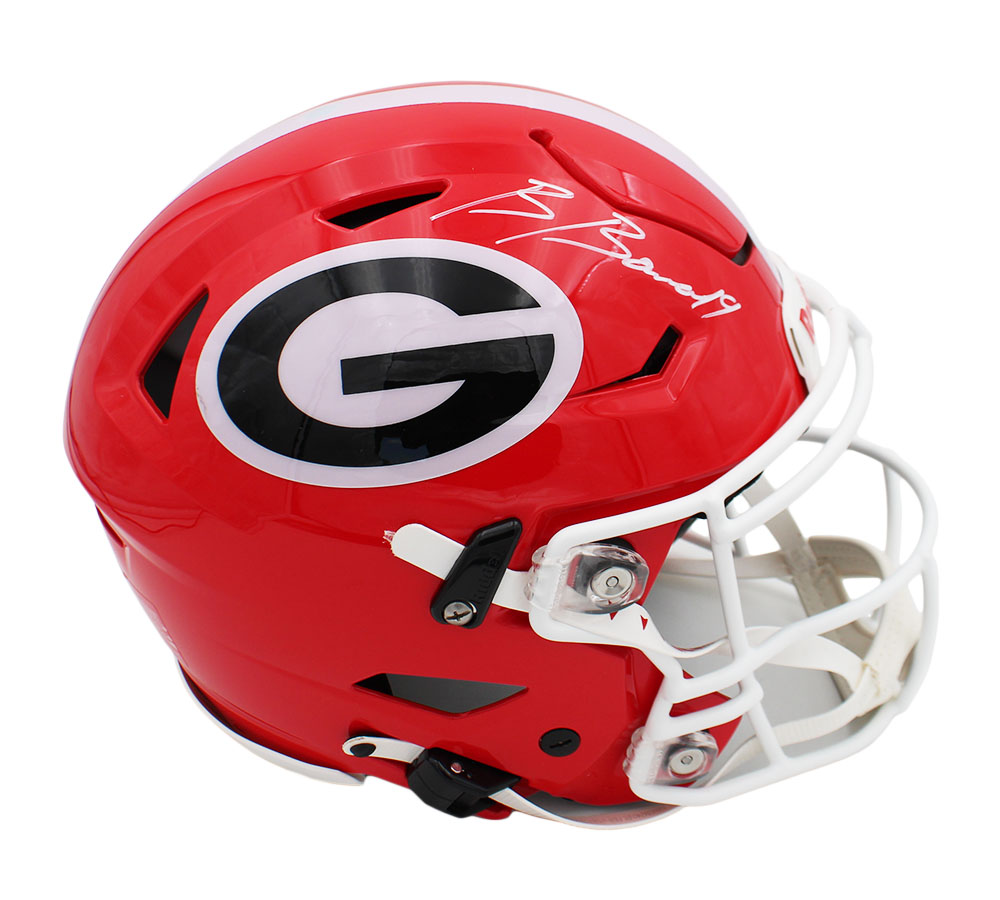 Brock Bowers Signed Georgia Bulldogs Speed Flex Authentic NFL Helmet - Image 2