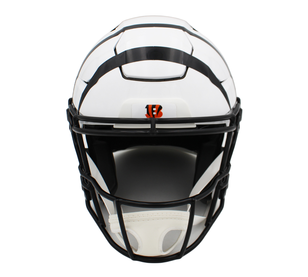 Ja'Marr Chase Signed Cincinnati Bengals Speed Flex Authentic Alternate NFL Helmet - Image 3