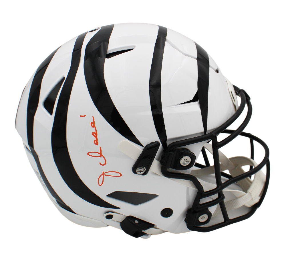 Ja'Marr Chase Signed Cincinnati Bengals Speed Flex Authentic Alternate NFL Helmet - Image 2
