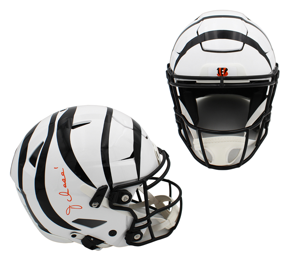 Ja'Marr Chase Signed Cincinnati Bengals Speed Flex Authentic Alternate NFL Helmet