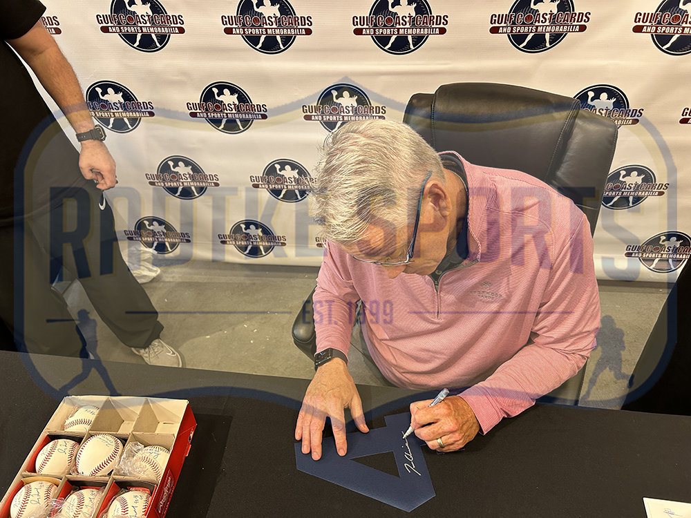 Tom Glavine Signed Atlanta Custom Red Jersey - Image 4