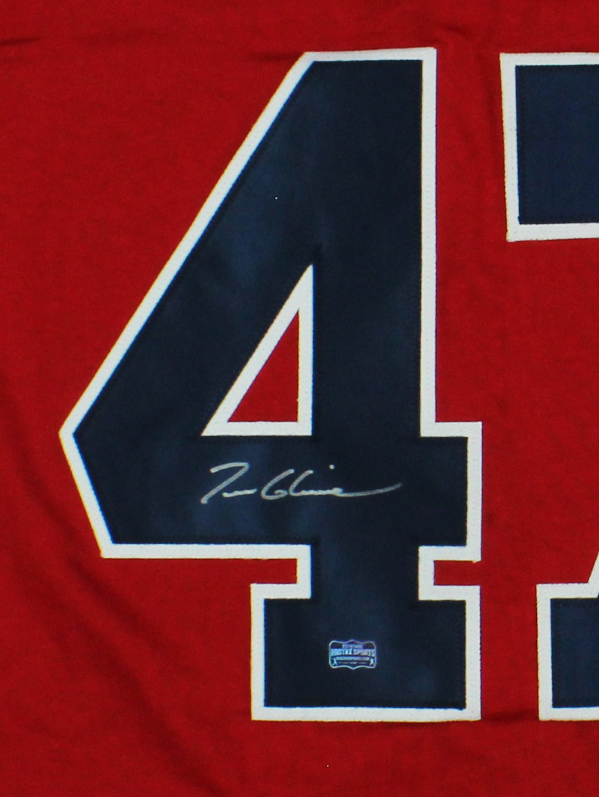 Tom Glavine Signed Atlanta Custom Red Jersey - Image 2