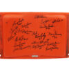 1972 Miami Dolphins Alumni Signed Orange Bowl Orange Seatback with 18 Signatures including Bob Griese & Nick Buoniconti - Image 2