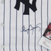 Roger Clemons Signed New York Yankees Framed White MLB Jersey - Image 2