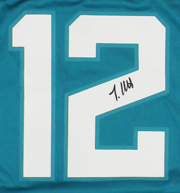 Travis Hunter Signed Jacksonville Jaguars Nike Game Teal NFL Jersey - Image 2