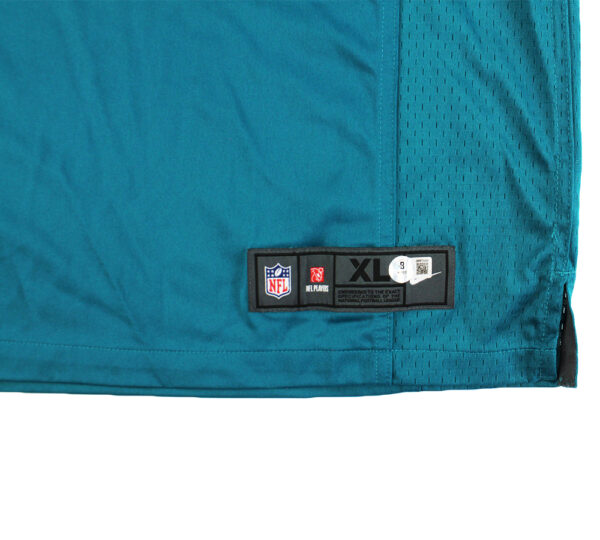 Travis Hunter Signed Jacksonville Jaguars Nike Game Teal NFL Jersey - Image 3