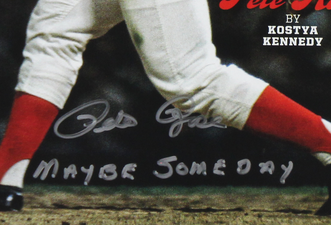 Pete Rose Signed Cincinnati Reds Sports Illustrated "The Dilemma" Magazine - Image 2