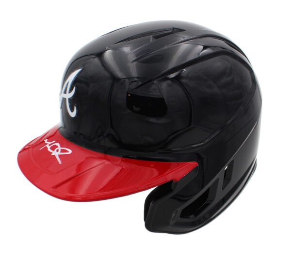 Matt Olson Signed Atlanta Braves Rawlings Mach Pro MLB Batting Helmet - Image 2