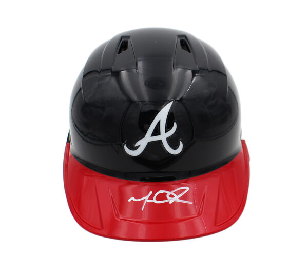 Matt Olson Signed Atlanta Braves Rawlings Mach Pro MLB Batting Helmet
