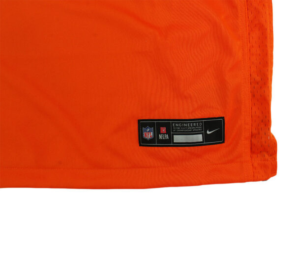 Terrell Davis Signed Denver Broncos Nike Game Orange 2024 "Front Signature" NFL Jersey with "HOF 17" Inscription - Image 4
