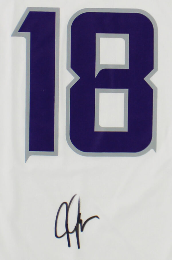 Justin Jefferson Signed Minnesota Vikings Nike Alternate White NFL Jersey - Image 2