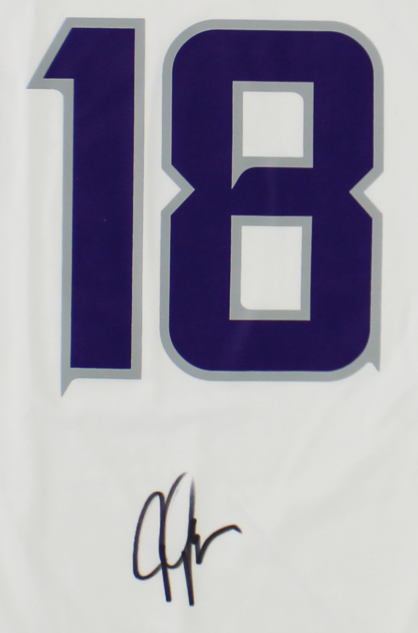 Justin Jefferson Signed Minnesota Vikings Nike Alternate White NFL Jersey - Image 2