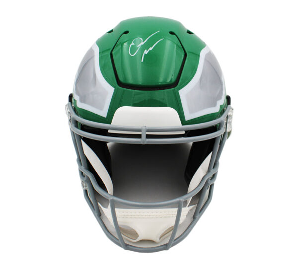 Quinyon Mitchell Signed Philadelphia Eagles Speed Flex Authentic Kelly Green NFL Helmet - Image 3