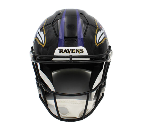 Terrell Suggs Signed Baltimore Ravens Speed Flex Authentic NFL Helmet - Image 3