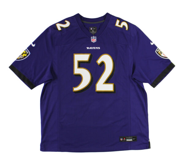 Ray Lewis Signed Baltimore Ravens Nike Game NFL Jersey - Image 3