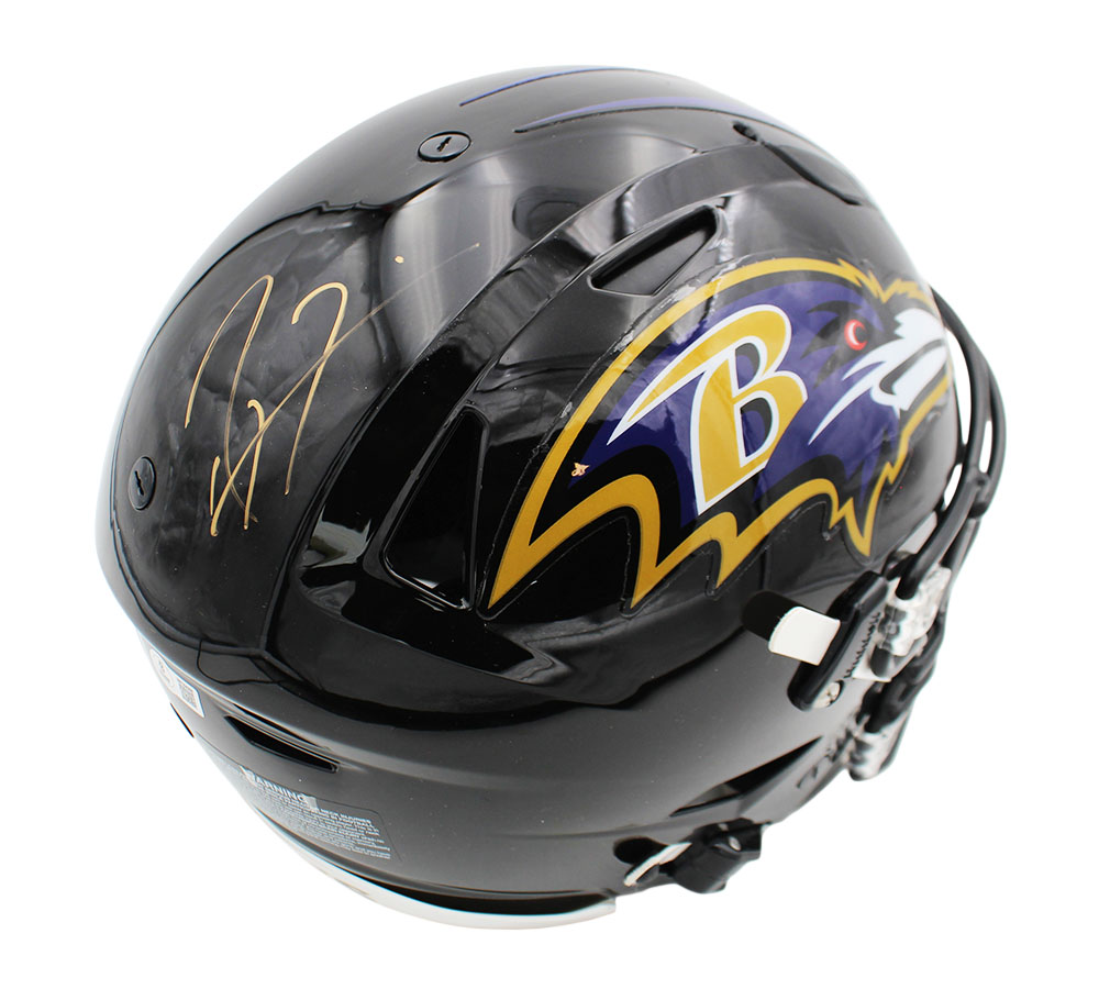 Ray Lewis Signed Baltimore Ravens Speed Flex Authentic NFL Helmet - Image 2