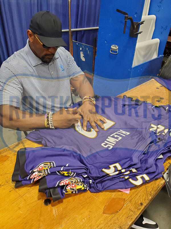Ray Lewis Signed Baltimore Ravens Nike Game NFL Jersey - Image 5