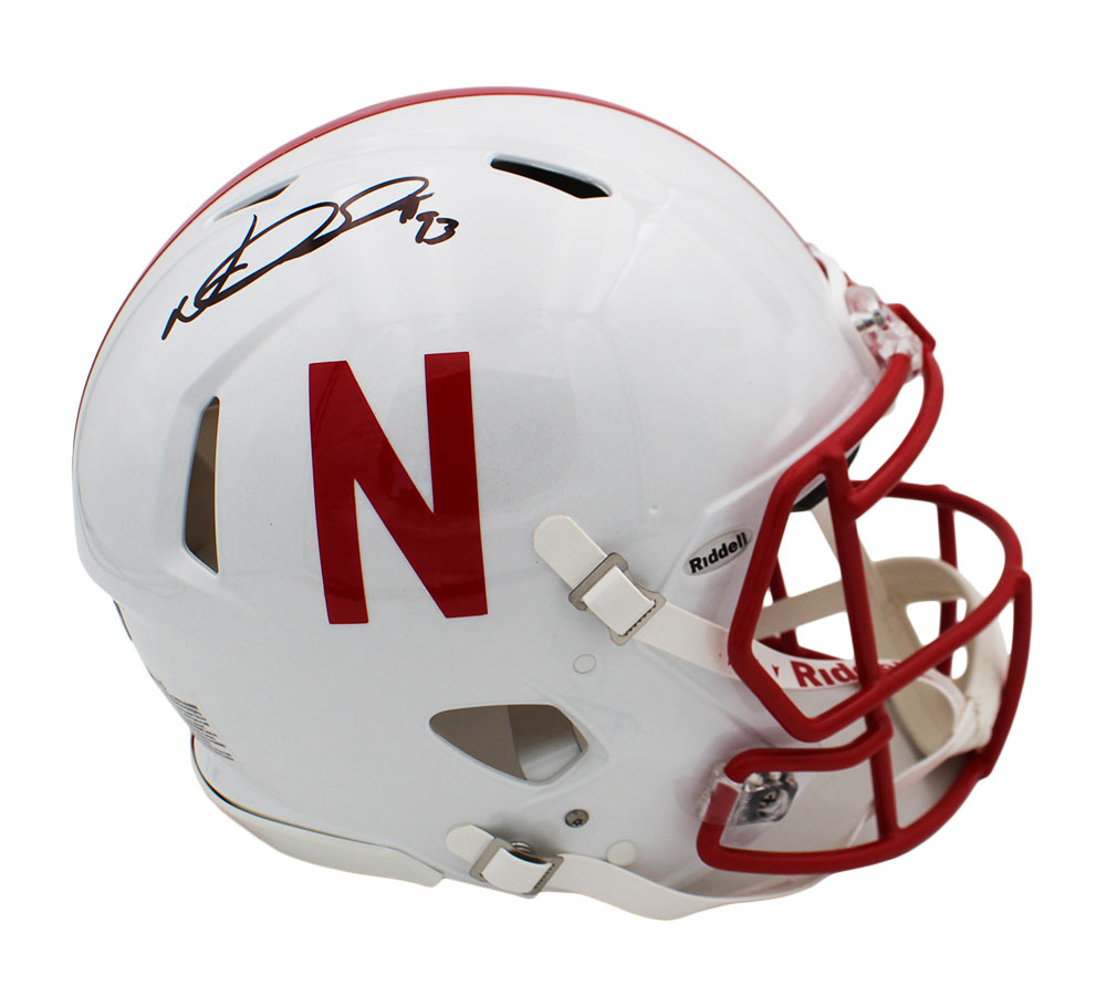 Ndamokung Suh Signed Nebraska Speed Authentic Helmet - Image 2