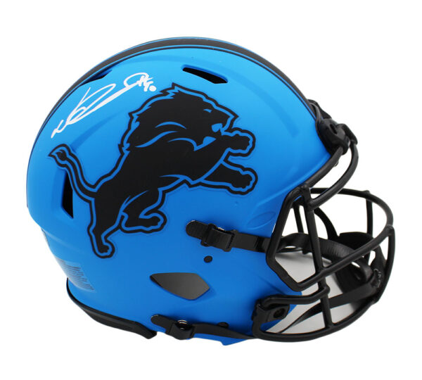 Ndamokung Suh Signed Detroit Lions Speed Authentic Rave NFL Helmet - Image 2