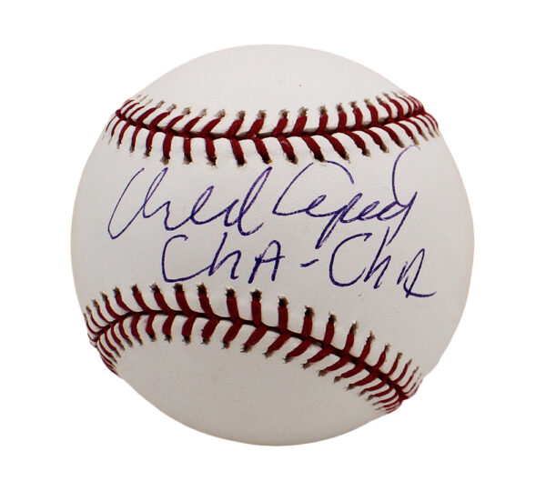 Orlando Cepeda Signed San Francisco Giants Rawlings Official Major League MLB Baseball with "Cha-Cha" Inscription