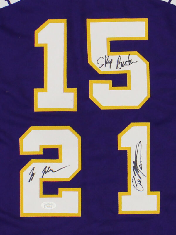 Skip Bertman, Jay Johnson, Paul Mainieri LSU Custom Jersey - Image 2